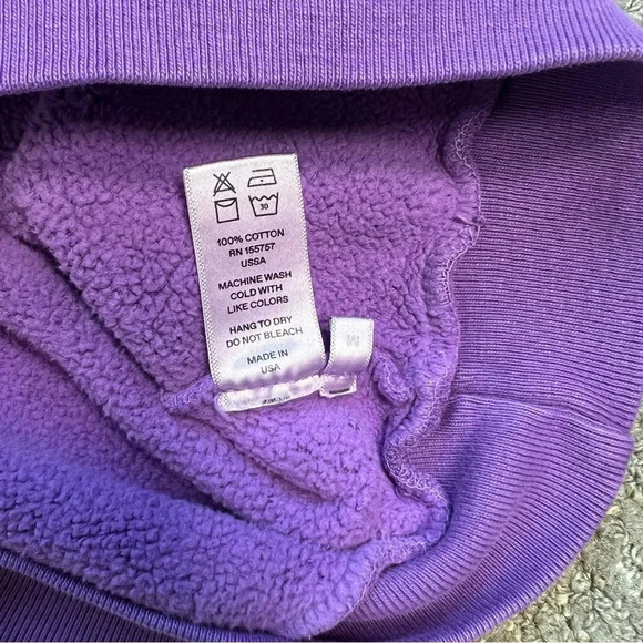 Madhappy Purple Yellow Lakers Heritage Crewneck Sweatshirt Medium - Picture 7 of 9